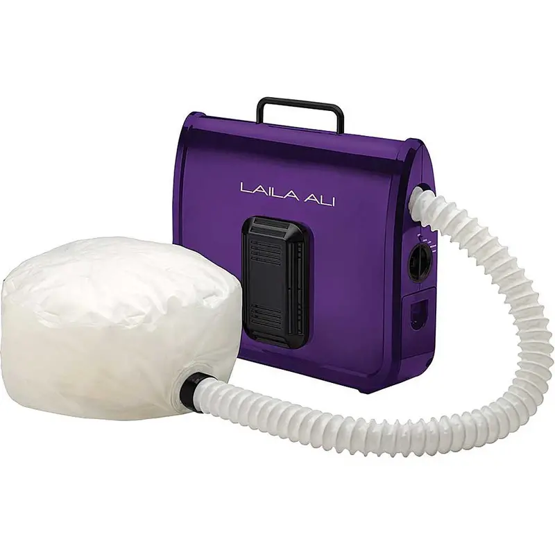 Ionic Soft Bonnet Dryer, Purple And White 1