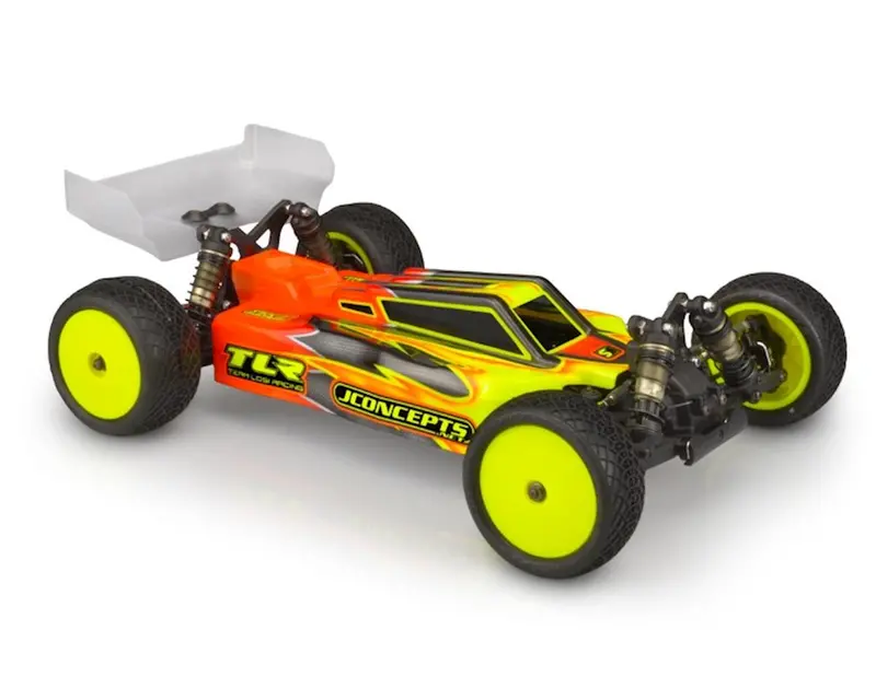 Jconcepts 22X-4 "F2" 1/10 Buggy Body W/S-Type Wing (Clear) 1