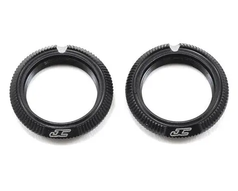Jconcepts Fin Aluminum 12Mm Shock Collar (Black) (2) 1