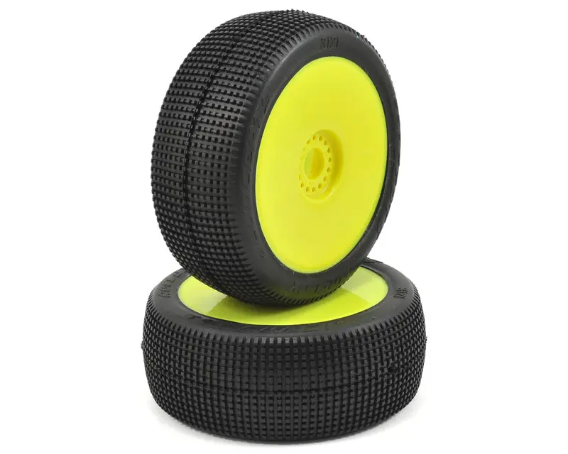 Jconcepts Reflex Pre-Mounted 1/8Th Buggy Tires (2) (Assorted) 1