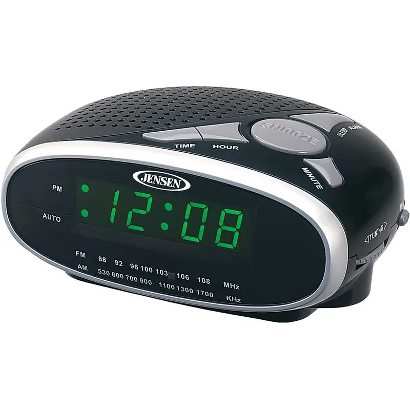 Jcr175 Am/Fm Clock Radio W/ Aux Input 1