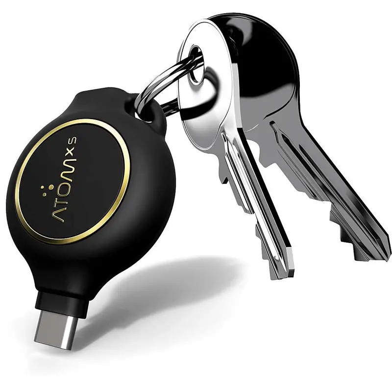 Key Chain Usb-C 1300Mah 3Hrs+ Emergency Charge 1