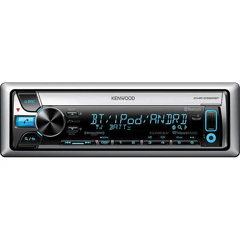 Kmr-D562bt Cd Single Din In-Dash Bluetooth Car Stereo Receiver 1