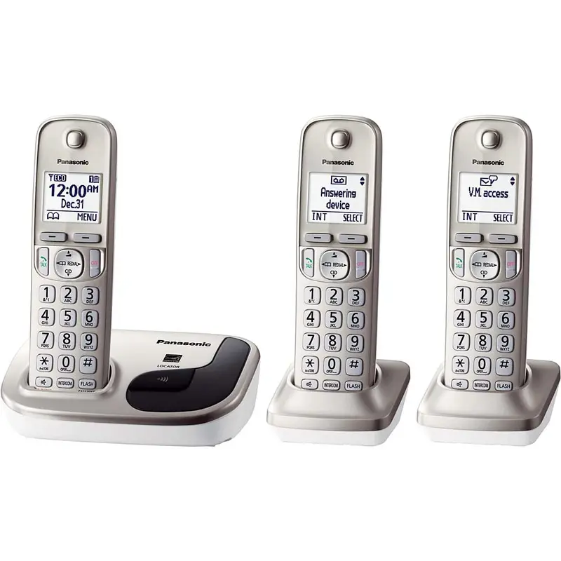 Kx-Tgd213n Digital Cordless Phone, 3 Handsets 1