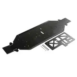 Losi Chassis W/Brace, 4Mm Black: Dbxl-E 2.0^ 1