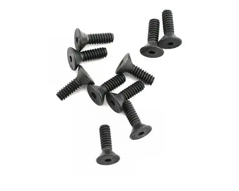 Losi Flat Head Screws, 4-40 X 3/8" (10) 1