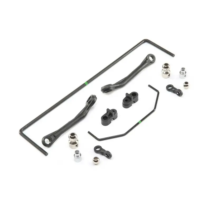 Losi Front & Rear Sway Bar Set: Super Baja Rey 1