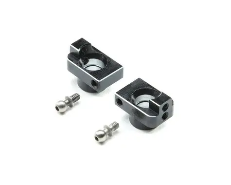 Losi Mini-T 2.0 Aluminum Rear Hub Set (Black) 1