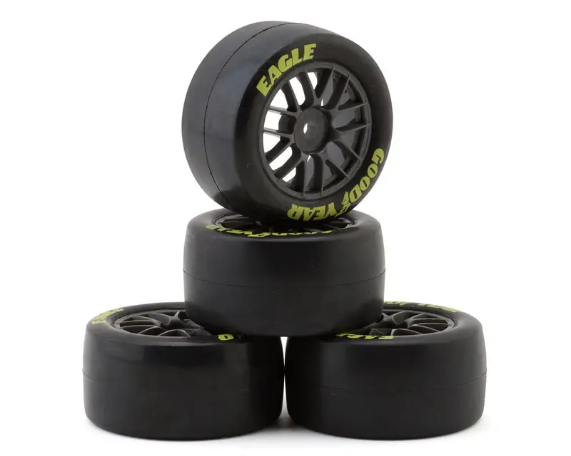 Losi Nascar Goodyear Eagle Pre-Mounted Tires (4) (Soft) 1