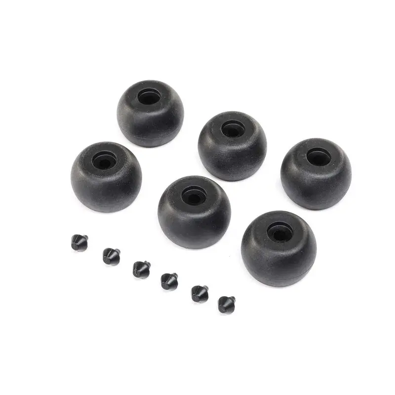 Losi Promoto-Mx Lean Bar Wheels & Stops (6) 1