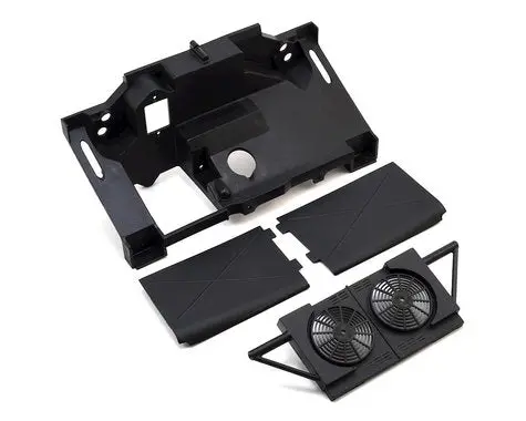 Losi Rear Bulkhead, Fan Panel, Mud Guards: Super Baja Rey 1