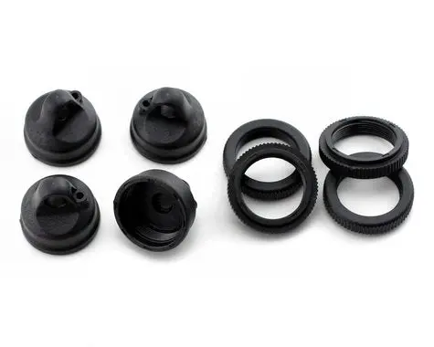 Losi Shock Adjuster Nut & Cap (4): Lst2, Aft, Xxl2 1