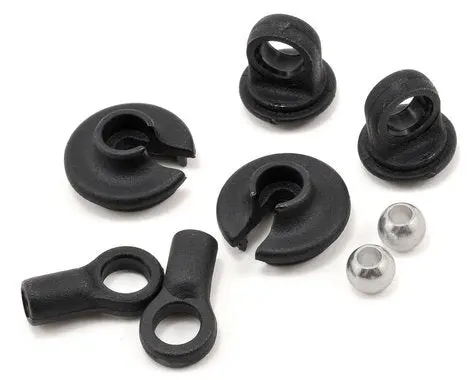 Losi Shock Retainer: Ball & Cap Set: Mini 8Ight 1