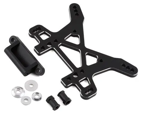 Losi Shock Tower, Rear, Black, Aluminum: Dbxl, Mtxl 1