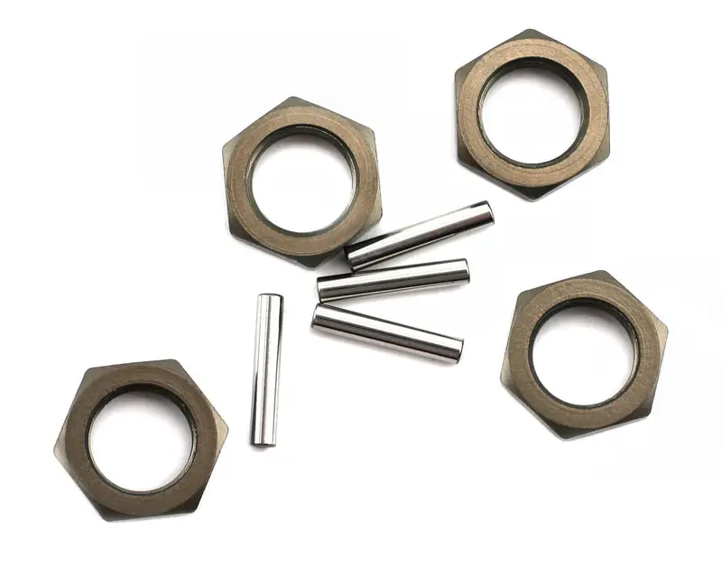 Losi Wheel Nuts & Pins (4Ea): 8B,8T 1