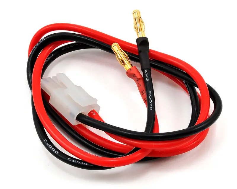 Lrp Tamiya Charge Lead (4Mm Bullet To Tamiya) 1