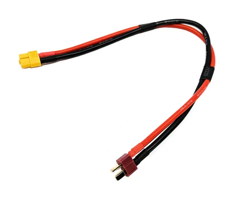 Male T-Plug To Female Xt60 Charge Cable 1