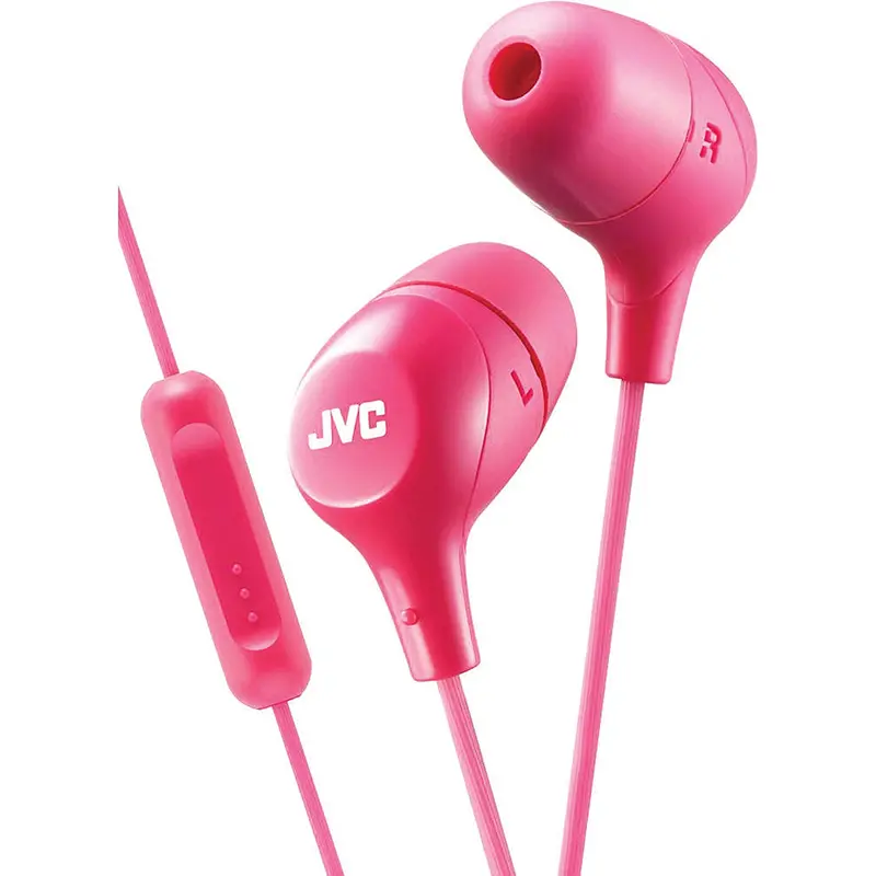 Marshmallow In-Ear Headphones W/Mic, Pink 1