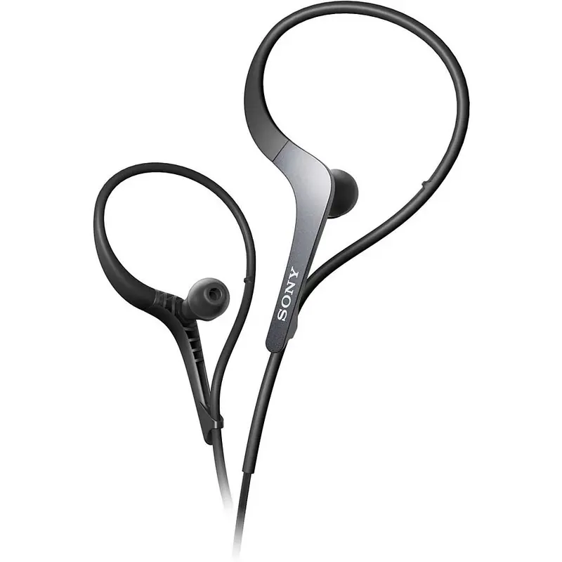 Mdr-As400ex/B Sports Headphones, Black 1
