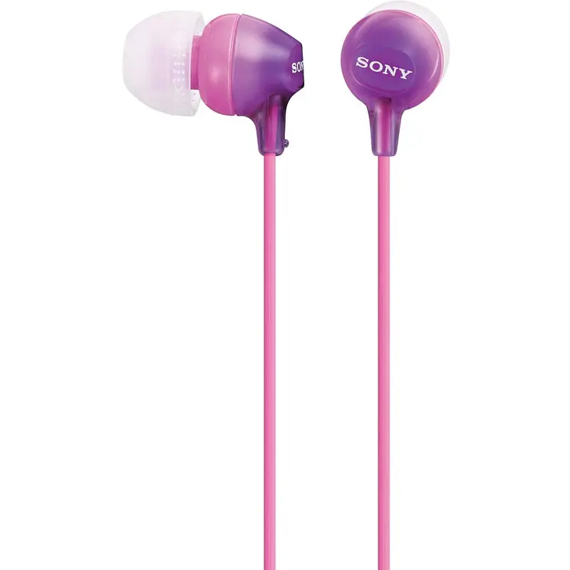 Mdr-Ex15lp/V Fashion Earbuds, Violet 1