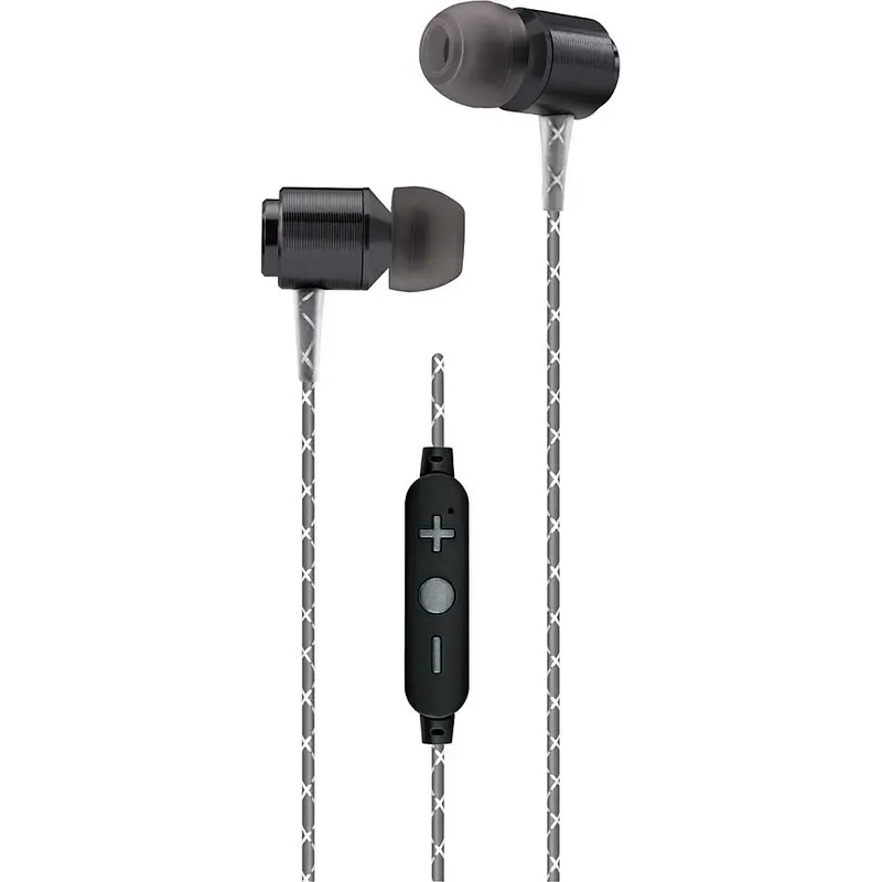 Metal Wireless Earbuds, Grey 1