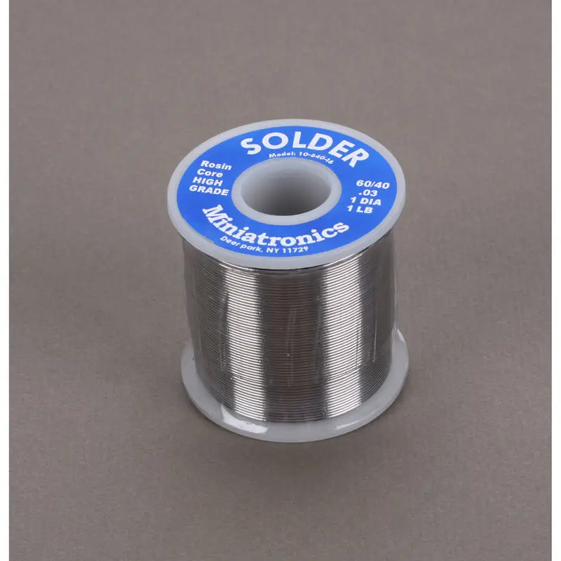 Miniatronics Rosin Core Solder 60/40, 1 Lb 1