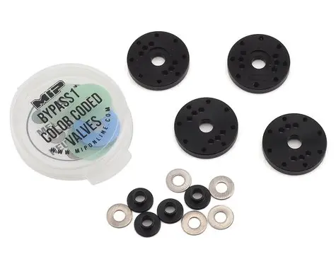 Mip Bypass1 Pistons, 8-Hole Set, 16Mm For Team Associated 1/8Th 1