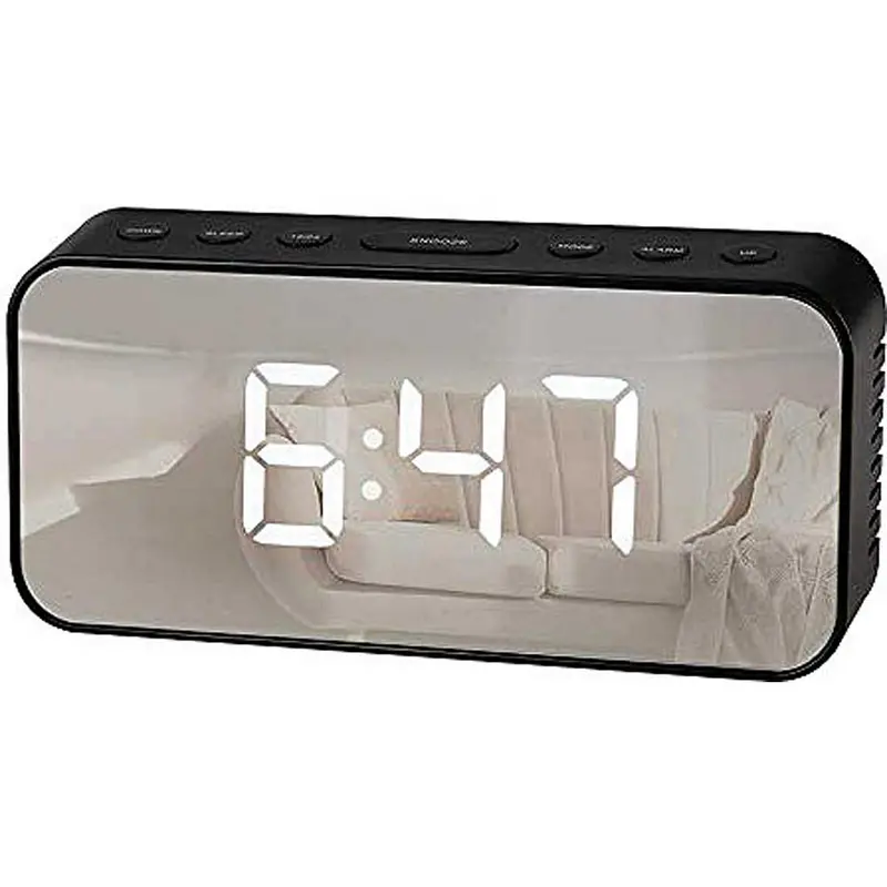 Mirrored Alarm Clock 1