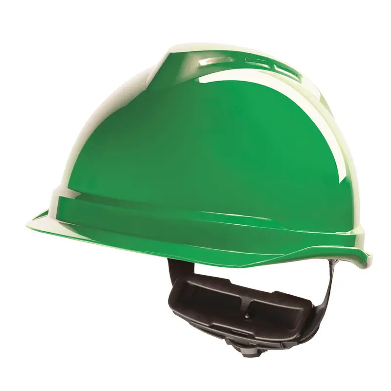 MSA V-Gard 520 Peakless Hard Hat Featuring Quick-Turn Sizing System