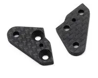 Mugen Seiki Front Hub Carrier Graphite Arm Mounts  *Discontinued 1