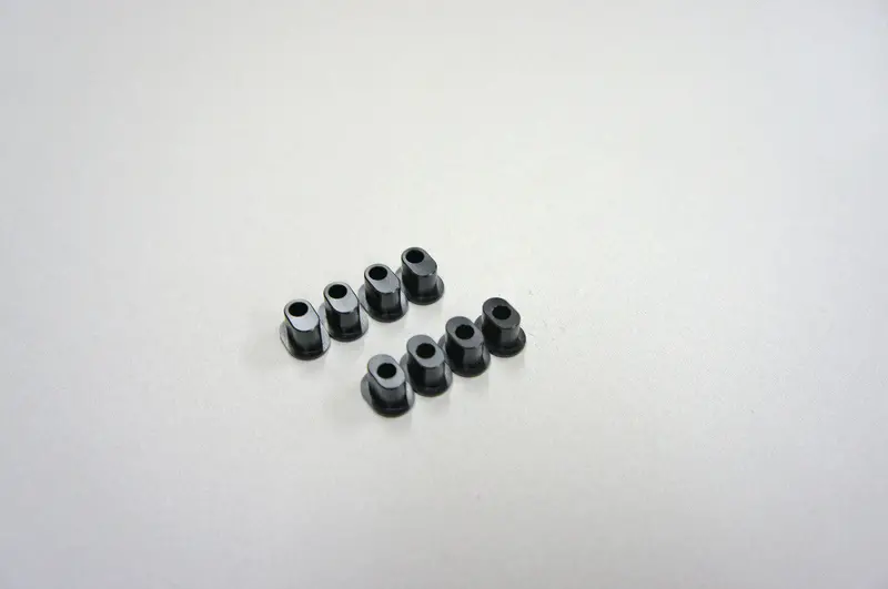 Mugen Seiki Machined Rear Hub Carrier Bushing Set (Used W/Muge2118) 1