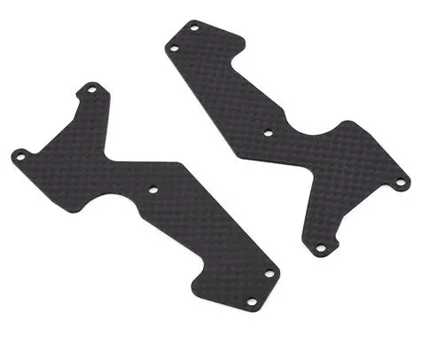 Mugen Seiki Mbx8t/Mbx8te Graphite Front Lower Suspension Arm Plate (2) 1
