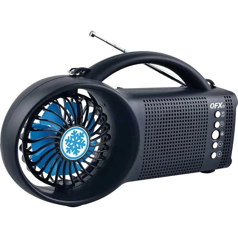 Multi-Functional Bluetooth Radio + Flashlight & Cooling Fan 1