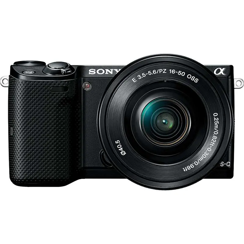 Nex-5Tl/B 16Mp Interchangeable Lens Camera W/ Selp1650 Lens, Black 1