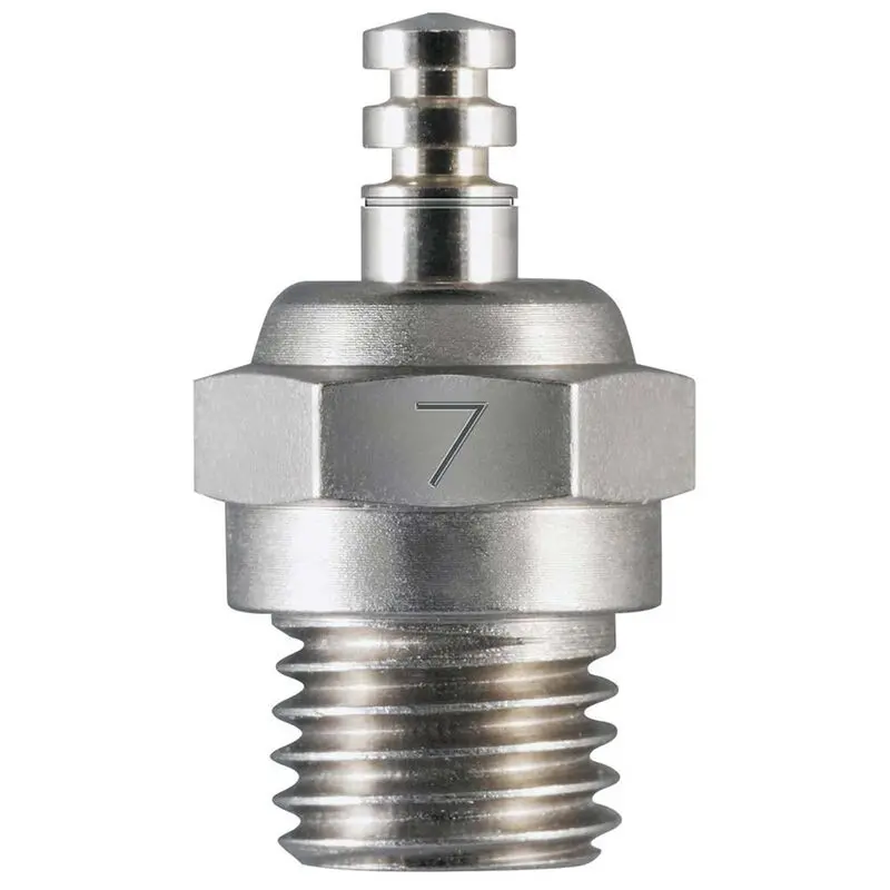 O.S. Engine #7 Short Body Standard Glow Plug "Medium Hot" (1) 1