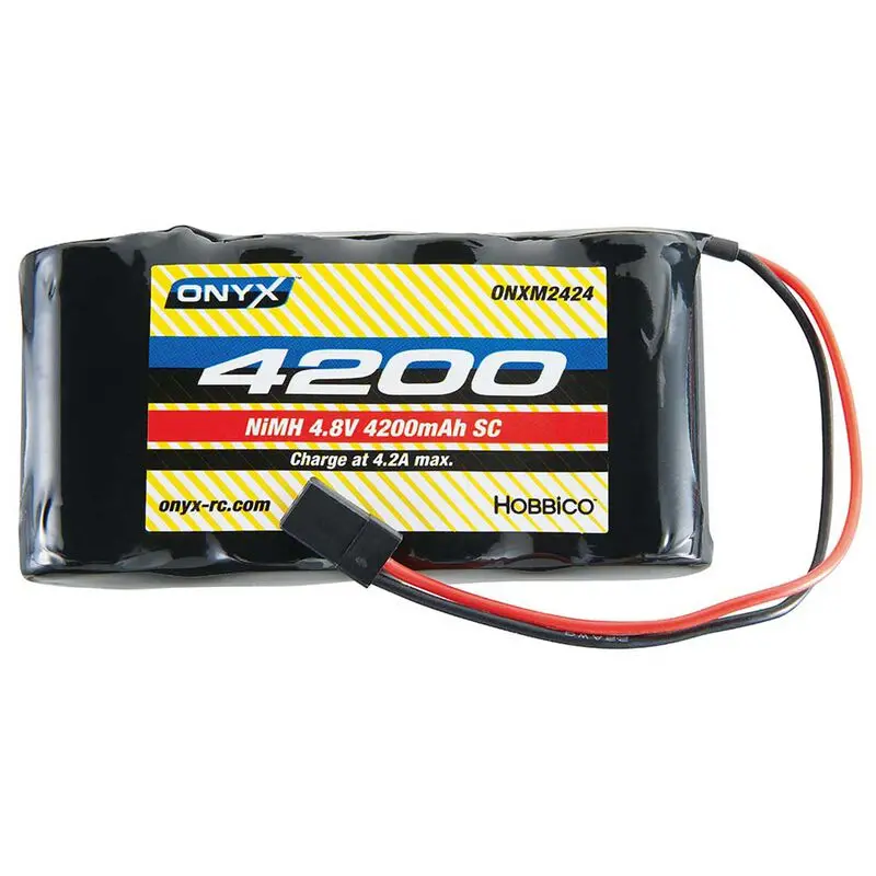 Onyx 4.8V 4200Mah Sub-C Nimh Flat Receiver Battery: Universal Receiver 1