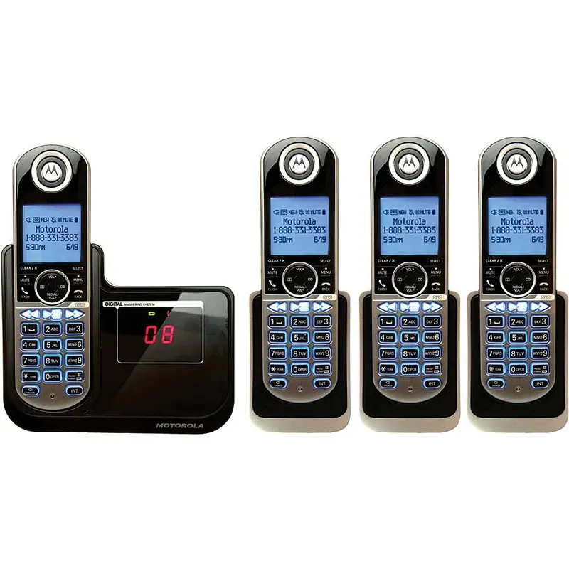 P1004 Dect 6.0 Deluxe Cordless Phone W/4 Headsets 1