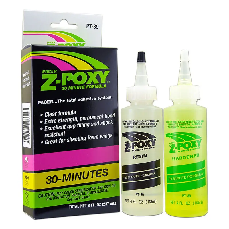 Pacer Technology Z-Poxy 30 Minute Epoxy Glue (8Oz Set) 1