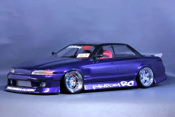 Pandora Rc Nissan Skyline Gt-R R32 Sedan Bn Sport 4-Door 1/10 Clear Drift Body 1