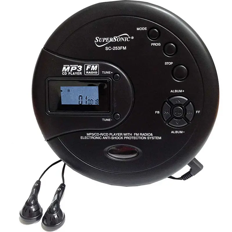 Personal Mp3/Cd/Cd-R/Cd-Rw Player With Fm Radio 1