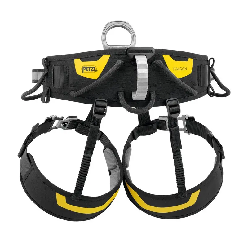 Petzl C038da Falcon® Seat Harness, Black/Yellow 1
