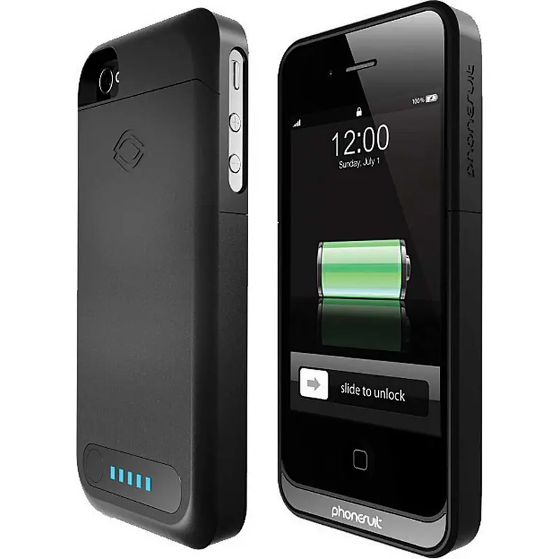 Pho-Eliteip4b Elite Battery Case For Iphone 4/4S, Black 1