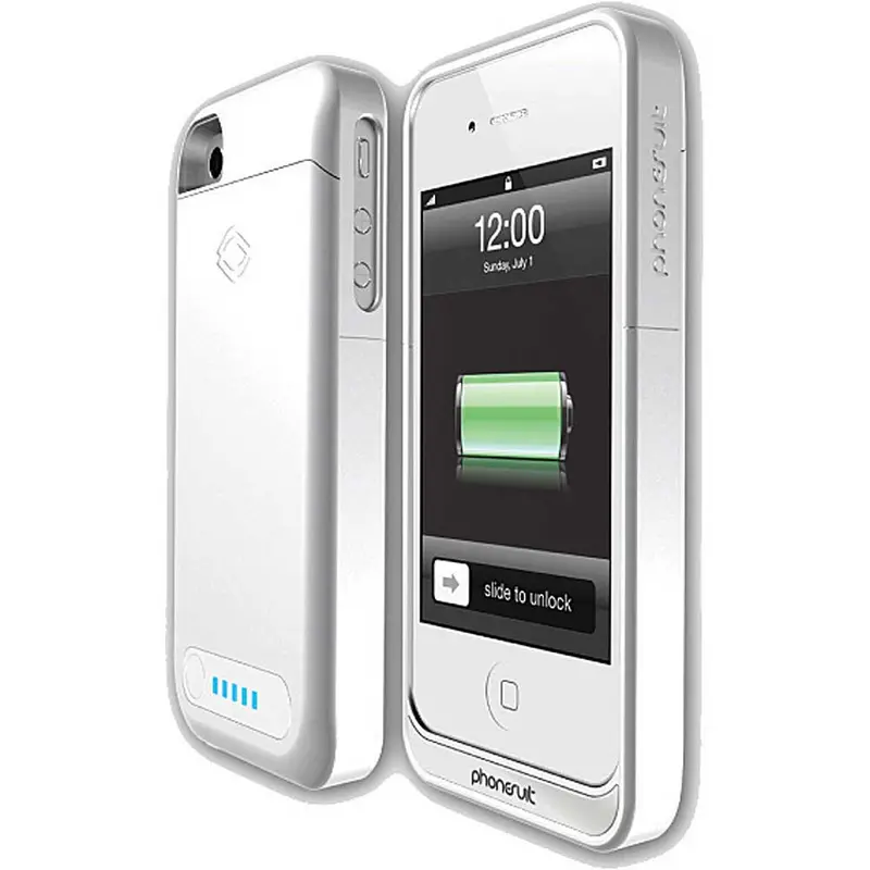 Pho-Eliteip4w Elite Battery Case For Iphone 4/4S, White 1
