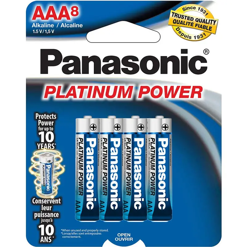 Platinum Power Aaa Alkaline Batteries, Pack Of 8 1