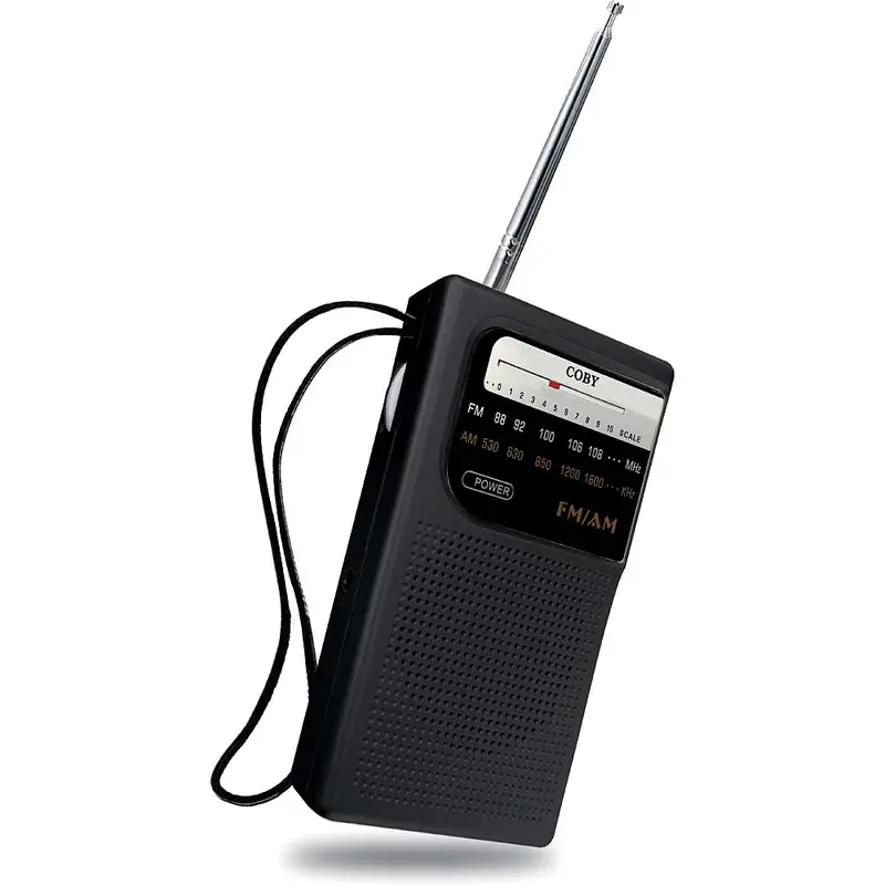 Pocket Size Am/Fm Radio, Black 1