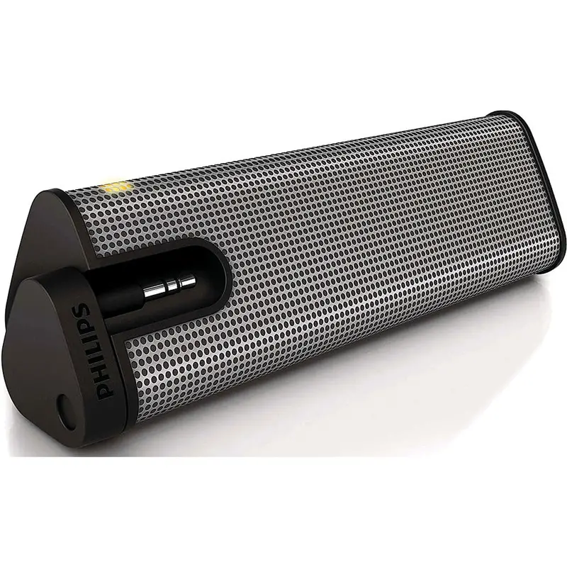 Portable Speaker, Silver 1