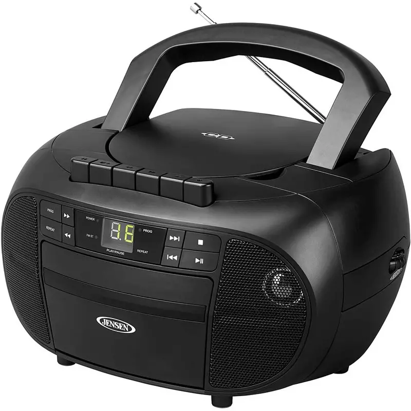 Portable Stereo Cd Cassette Recorder With Am/Fm Radio 1