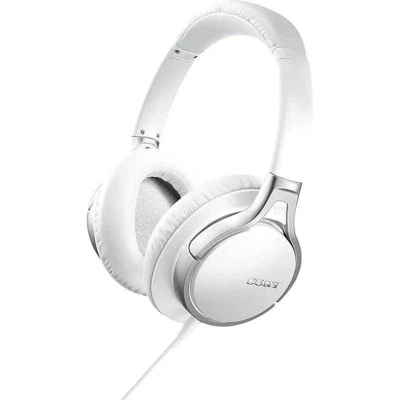 Premium Noise Canceling Headphones, White 1