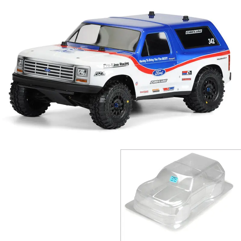 Pro-Line 1/10 1981 Ford Bronco Clear Body: Short Course 1