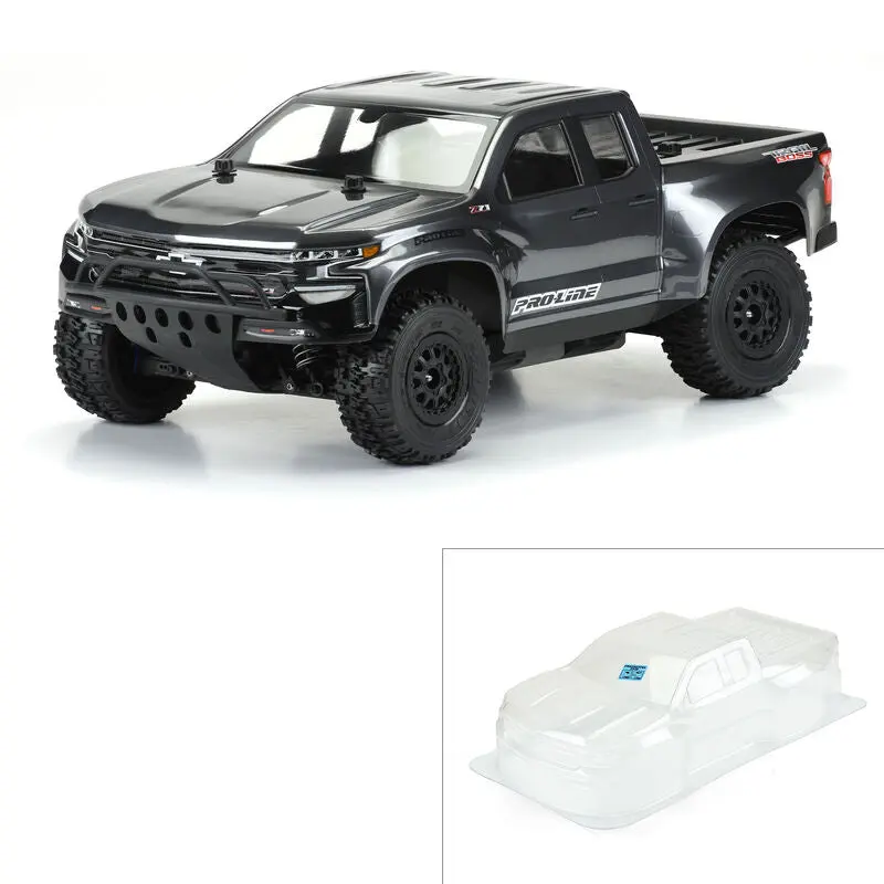 Pro-Line 1/10 2019 Chevy Silverado Z71 Trail Boss Clear Body: Short Course 1